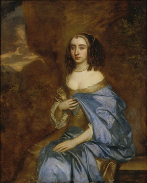 Portrait of a Lady with a Blue Drape, c.1660 (oil on canvas)