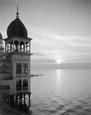 Saltair - Sunset, c.1920-25 (b/w photo)