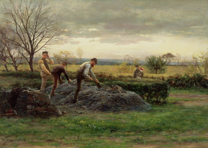 Stonebreakers, East Lothian, 1878 (oil on canvas)