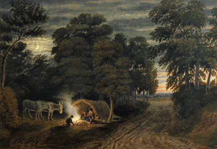 A Gypsy Camp (w/c)