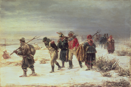 In the Year 1812 (The Retreat from Moscow) 1873 (oil on canvas)