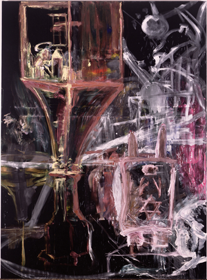 Kaballistic Painting, 1983 (oil on velvet)