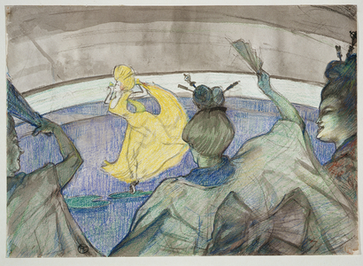 At the Circus, 1899 (crayon, pastels and w/c on wove paper)