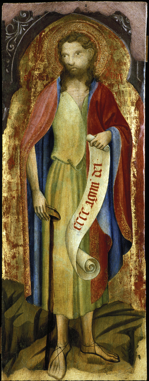 St. John the Baptist (paint on wood panel)