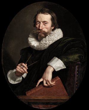 Portrait of the Italian poet, Giambattista Marino, c.1621 (oil on canvas)