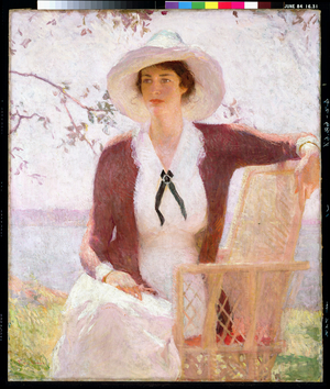 My Daughter Elisabeth, c.1914 (oil on canvas)