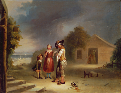 The Drunkard's Plight, 1845 (oil on canvas)