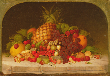 Fruit Piece, 1849 (oil on canvas)