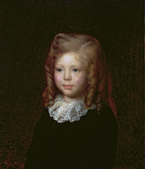 Sir Winston Churchill, aged four years old, 1878 (oil on canvas)