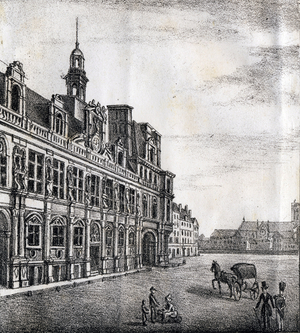 City Hall - "Alphabet Picturesque des Monumens de Paris” c.1840 (engraving)