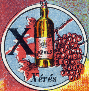 Letter: X (Xeres). Recreative alphabet. Chromolithography, undated (ca. 1920). Offered by “La Samaritaine de Nancy”. Small booklet containing a reading method and an illustrated abecedary. 8 pages. Dim: 17,5x13cm. Private Collection