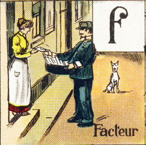 Profession Alphabet: Factor, beg of 20th century (illustration)