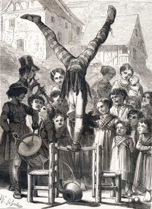 Letter Y: Yatagan, jambes en Y, 1868 (engraving)