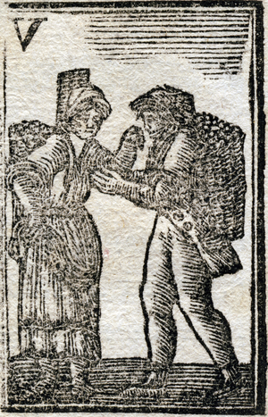 Letter V Harvesters. Engraving in “” Instructive abecedaire des arts et metiers”””. A work in which a child, while having fun, can learn about the most useful Arts to the Society. In Avignon, at Pierre Chaillot Jeune, printer-bookseller, Place du Palais, 1822. Sweetheart prints. 60 pages. Dim: 13,5x9cm. Private Collection