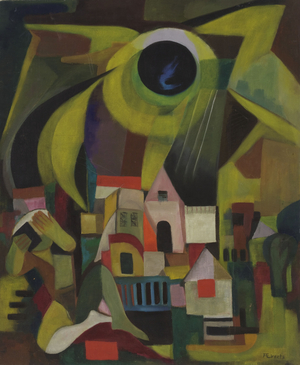 Eclipse of the Sun (oil on canvas)