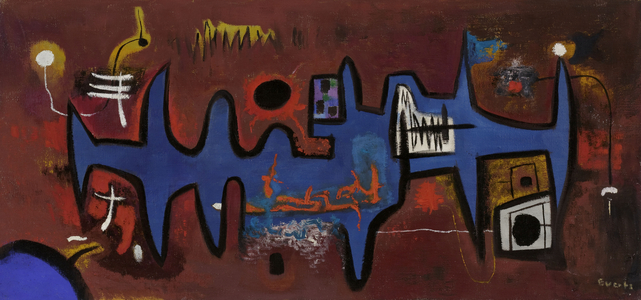 Flotsam, c.1955-60 (oil on canvas)