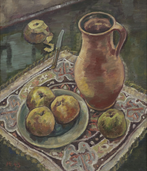 Still life with Jug, 1943 (oil on hardboard)
