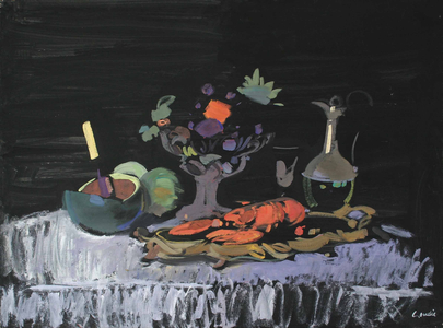 Natura Morta, c.1990 (acrylic on board)