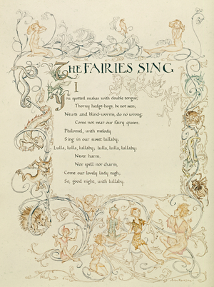The Fairies Sing, from 'A Midsummer Night's Dream', 1908