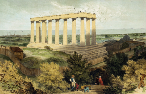 View from Nelson's Monument, Edinburgh, Looking North East (litho)