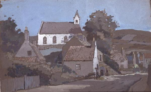 A Village Street, Possibly Ceres, Fife