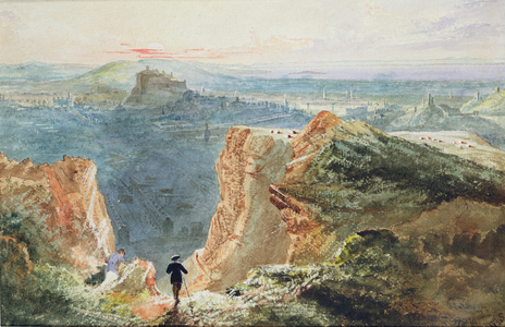 Salisbury Crags, Edinburgh (w/c)
