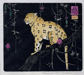 Leopard, 1913 (woodcut)