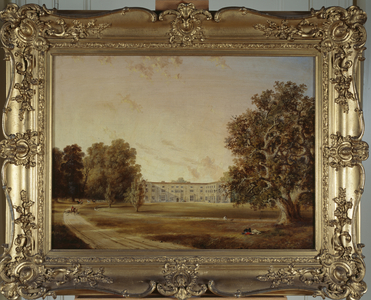 View of Billingbear (oil on canvas)