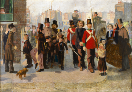 The Deserter (oil on canvas)