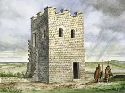 Turret 36b (w/c on paper)