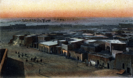 View of the city of Touggourt, Algeria Postcard 1910
