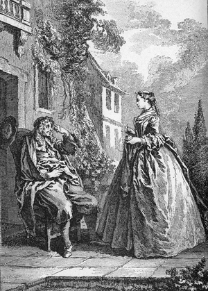 The School for Wives, 1896 (engraving)