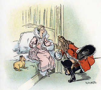 "The Sleeping beauty" from the fairy tales by Charles Perrault (illustration) circa 1920