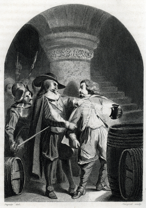 Gunpowder Plot, 1605, 19th century (engraving)