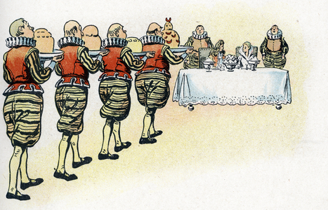 "The Sleeping beauty" from the fairy tales by Charles Perrault (illustration) circa 1920