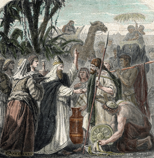 Meeting of Abraham and Melchizedek (engraving)