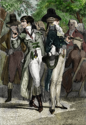 White terror, French Revolution, 1843 (engraving)