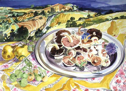 A Plate of Mushrooms