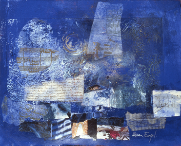 Blue Song, 1998 (mixed media)