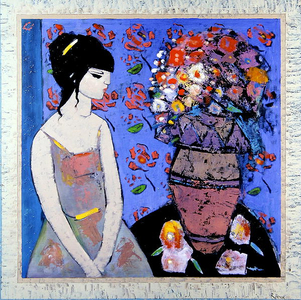 The Young Mrs Parnis England, 1996 (oil on board)