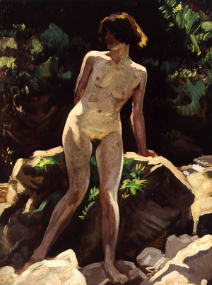 Figure Study, 1920 (oil on canvas)