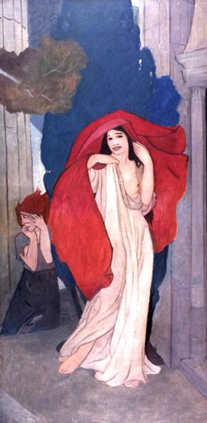 The Daughters of Beauty, c.1920 (oil on canvas) (see also 151753 and 141754)