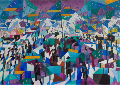 The Boulevard, 1910-11 (oil on canvas)