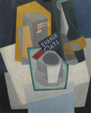 Quaker Oats - Cubist Still Life, 1917 (oil on canvas)