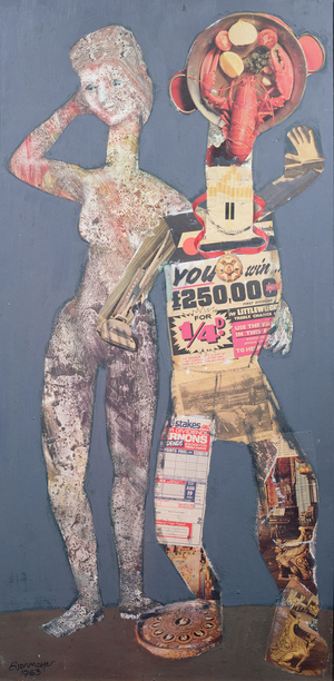 The Pools Winner, 1963 (oil on board)