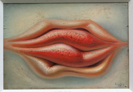 Lips, 1964 (oil on plywood)