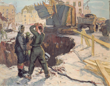 Spring in Tallinn, 1959 (oil on canvas)