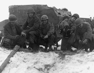 Bastogne (Belgium) Battle of the Ardennes at the end of December 1944.