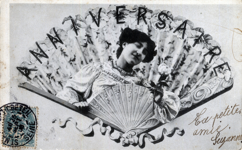 Birthday Greeting Card - Postcard dated 1900-1909