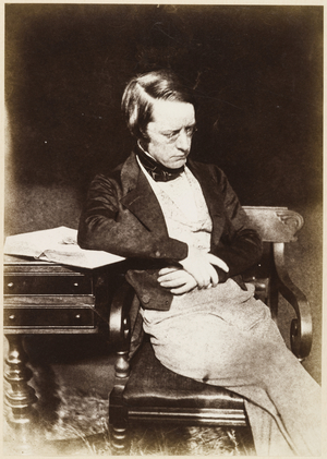 Sir Lyon Playfair, 1st Baron Playfair, c.1843-48 (calotype)